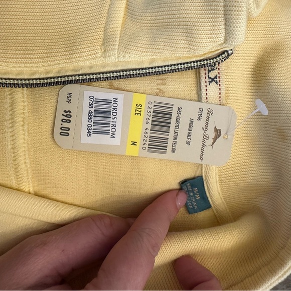NWT Tommy Bahama Antigua Cove Half Zip - Picture 3 of 3